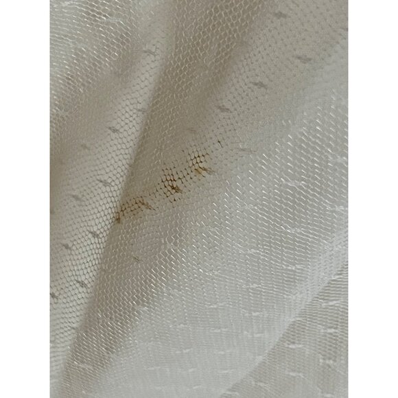 Lace Dress Boho Cottage Core Prairie renaissance fairy Bell sleeve S 1970s - Picture 10 of 12